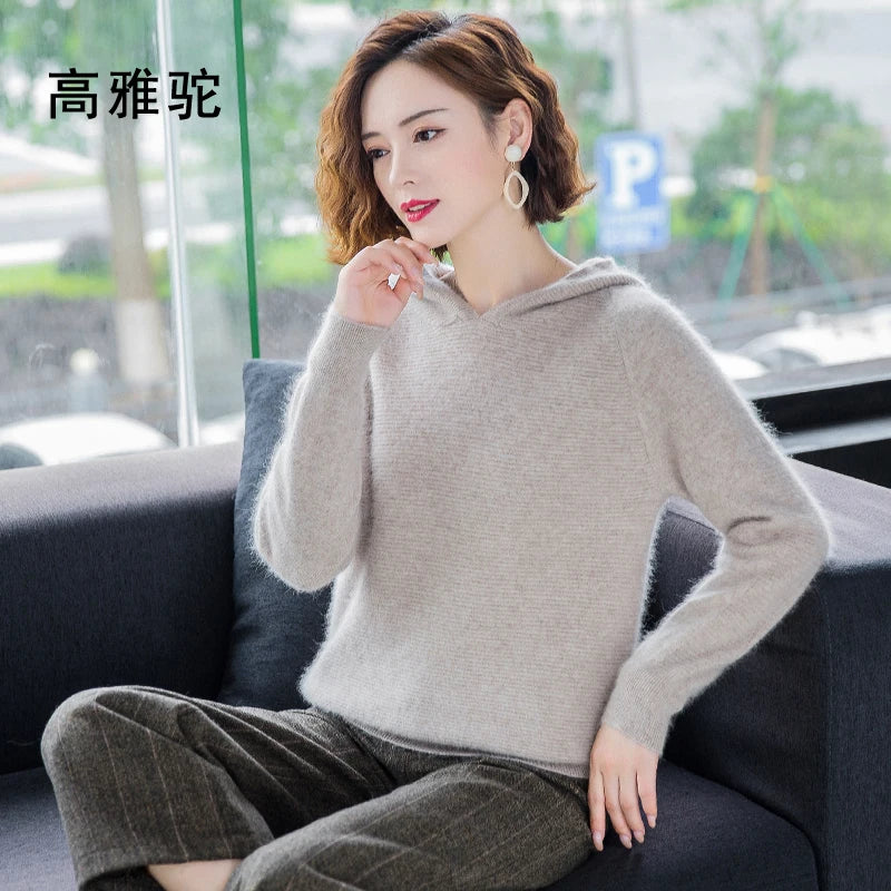 100%Pure Mink Cashmere Ladies Sweater