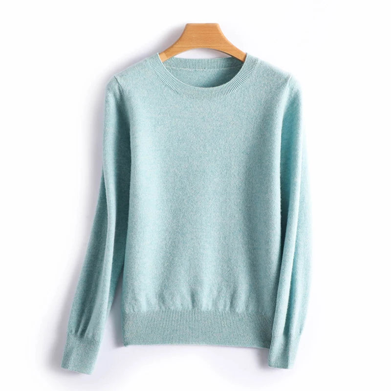 Cashmere Sweater Women's Crew Neck