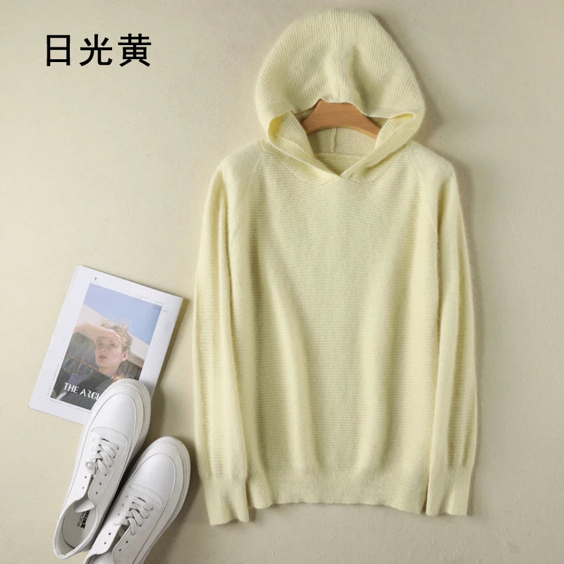 100%Pure Mink Cashmere Ladies Sweater