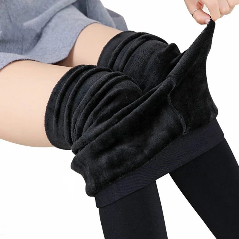 Women Winter Warm  Leggings High Waist, Stretchy