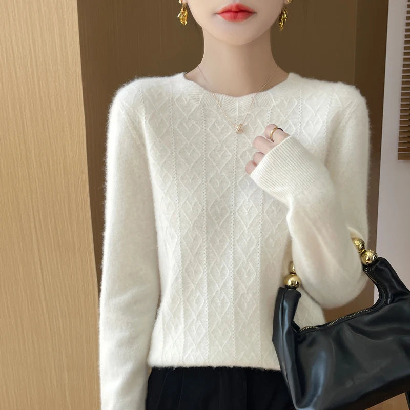 100% Merino Wool Women sweater