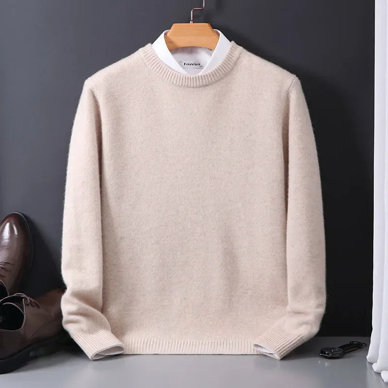 Men's High-End Cashmere Blend Sweater