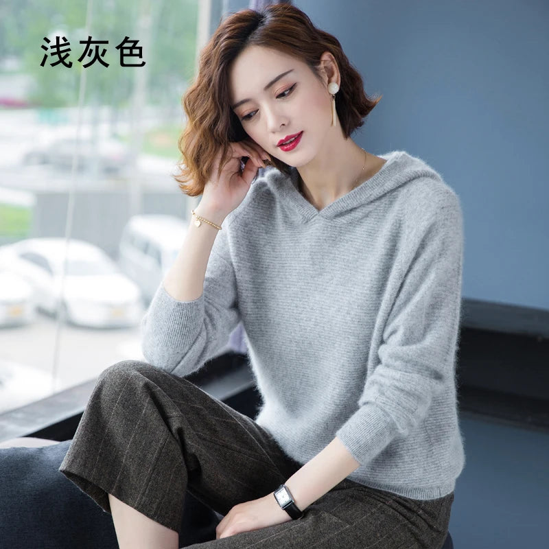 100%Pure Mink Cashmere Ladies Sweater