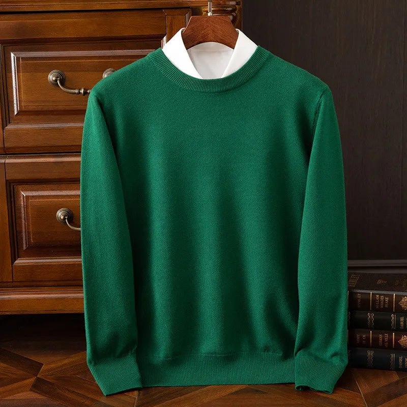 Men's High-End Cashmere Blend Sweater
