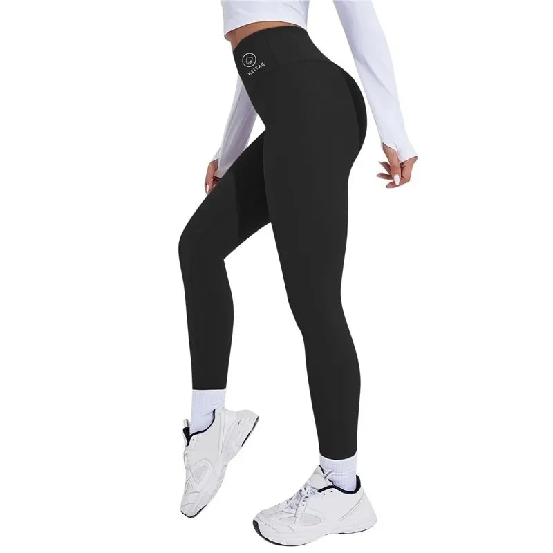 1pc Waist Women's Leggings Stretch Yoga Pants Tights Push Up Fitness Running Sportswear Solid Color pants