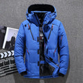 -20 Degree Down Jacket Male Winter Parkas Men White Duck Down Jacket Hooded Outdoor Thick Warm Padded Snow Coat Oversize M-4XL