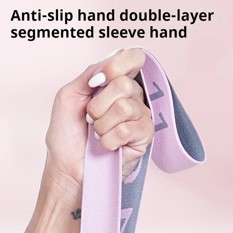 Yoga Resistance Band Subsection Auxiliary Stretching Belt Adult Training Elastic Bands  Pilates Dance Loop Fitness Tension