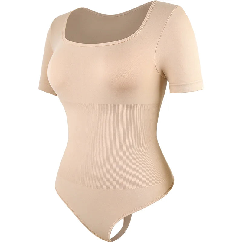 Plus Size Women Slimming Full Body Shaper Thong Bodysuit Waist Trainer Butt Lifter Panties Tummy Control Lingerie Soft Shapewear