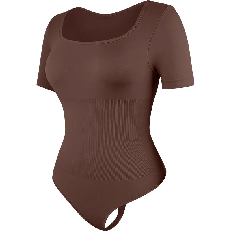 Plus Size Women Slimming Full Body Shaper Thong Bodysuit Waist Trainer Butt Lifter Panties Tummy Control Lingerie Soft Shapewear