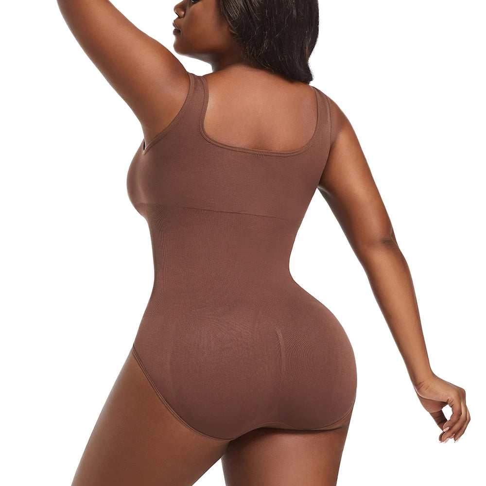 Plus Size Women's Briefs Bodysuit Butt Lifter Wide Shoulder Straps Shapewear Smooth Body Tummy Control Body Shaper XL-5XL New in