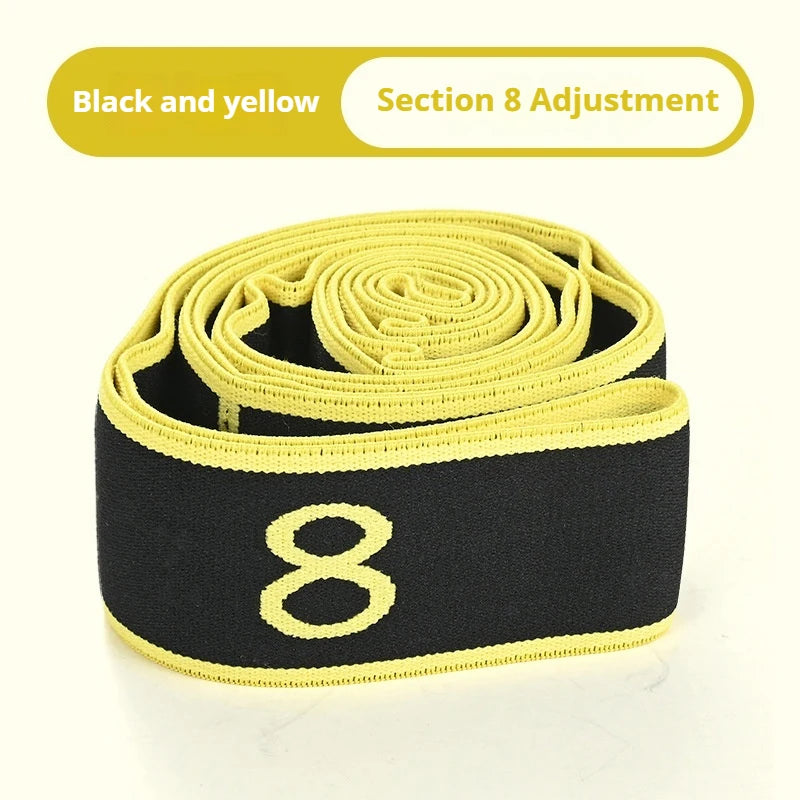 Yoga Resistance Band Subsection Auxiliary Stretching Belt Adult Training Elastic Bands  Pilates Dance Loop Fitness Tension
