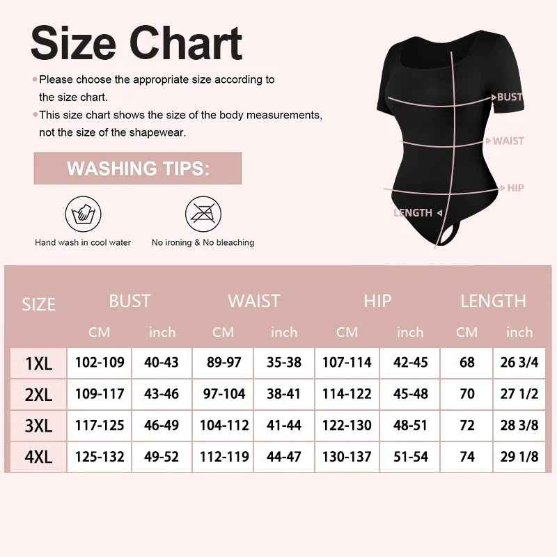 Plus Size Women Slimming Full Body Shaper Thong Bodysuit Waist Trainer Butt Lifter Panties Tummy Control Lingerie Soft Shapewear