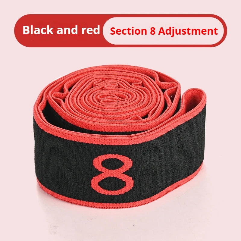 Yoga Resistance Band Subsection Auxiliary Stretching Belt Adult Training Elastic Bands  Pilates Dance Loop Fitness Tension