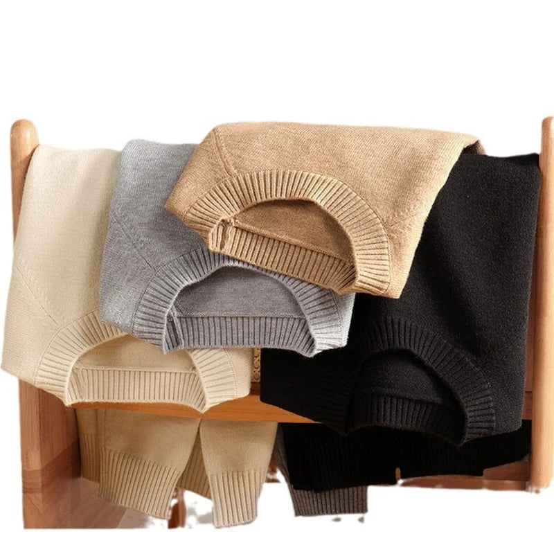 Men's High-End Cashmere Blend Sweater