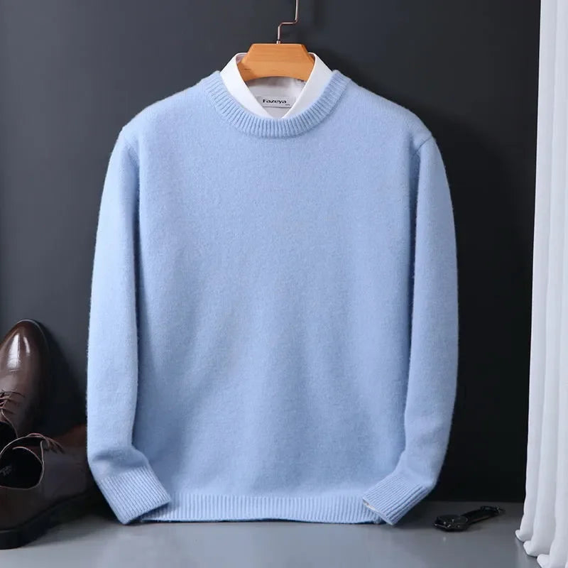 Men's High-End Cashmere Blend Sweater