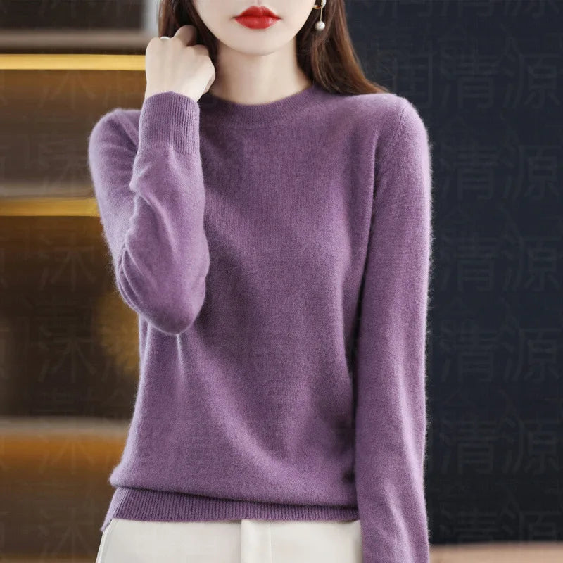 Cashmere Sweater Women's Crew Neck