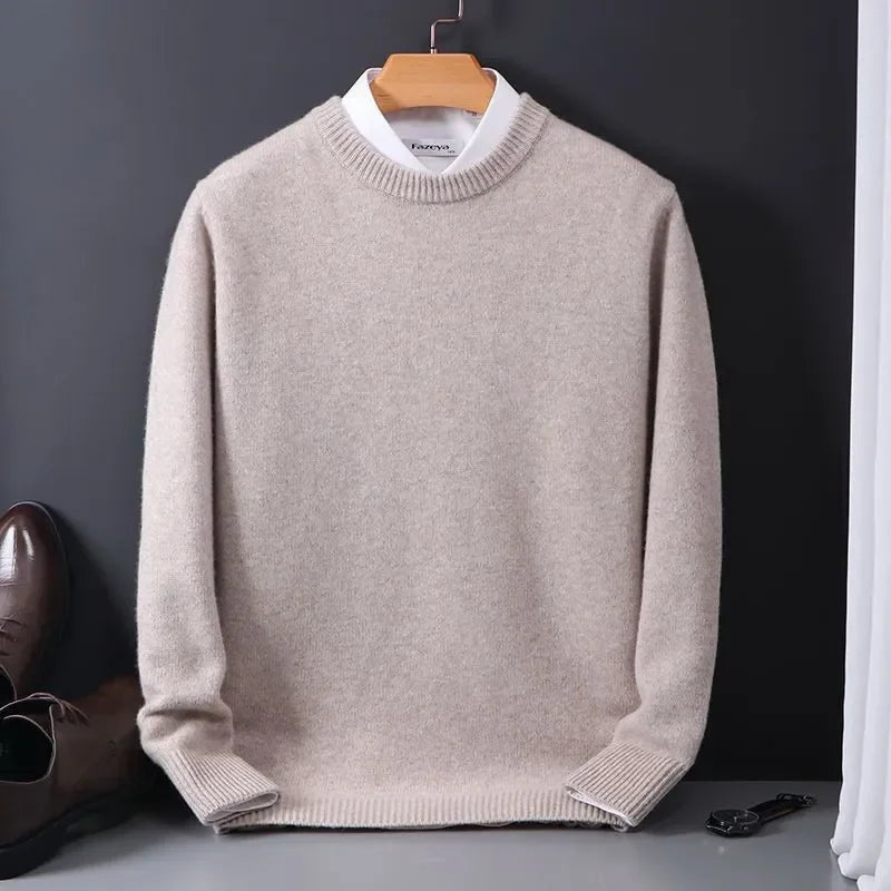 Men's High-End Cashmere Blend Sweater