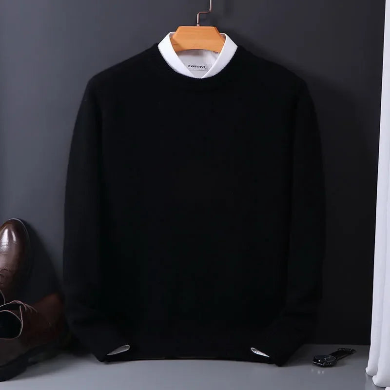Men's High-End Cashmere Blend Sweater