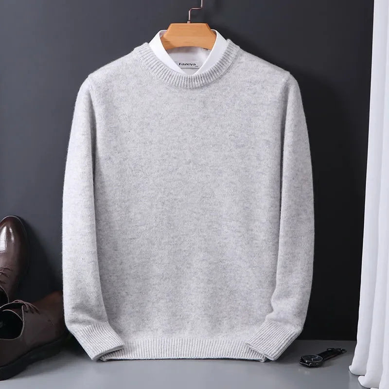 Men's High-End Cashmere Blend Sweater